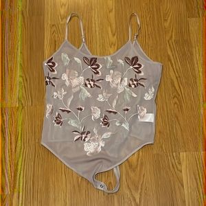 Express Floral Bodysuit